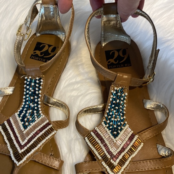 29 Porter Rd. patriotic sandal size 8 - Picture 2 of 5
